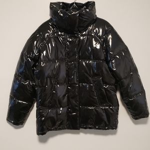 Vinyl puffer Jacket/Coat